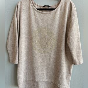 ONLY | Sequin Happy Face Pullover